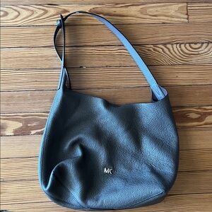 Michael Kors Brown Leather Hobo Bag